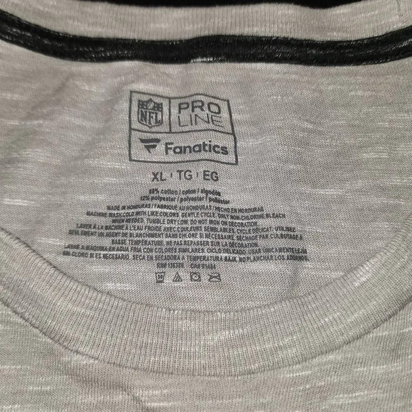 Fanatics Mens Gray NFL Pro Line Philadelphia Eagles Conference Champions Tshirt - Picture 3 of 3